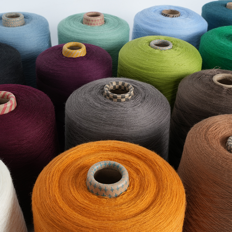 48Nm/2 80% Cotton 20% Sợi gai chải kỹ